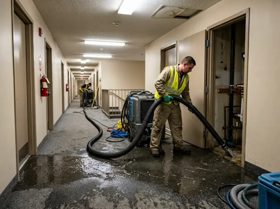 multi-unit-apartment-hallway-f-005 — frequently asked questions, Emergency Burst Pipe Water Extraction & Removal in Hazel Gr…